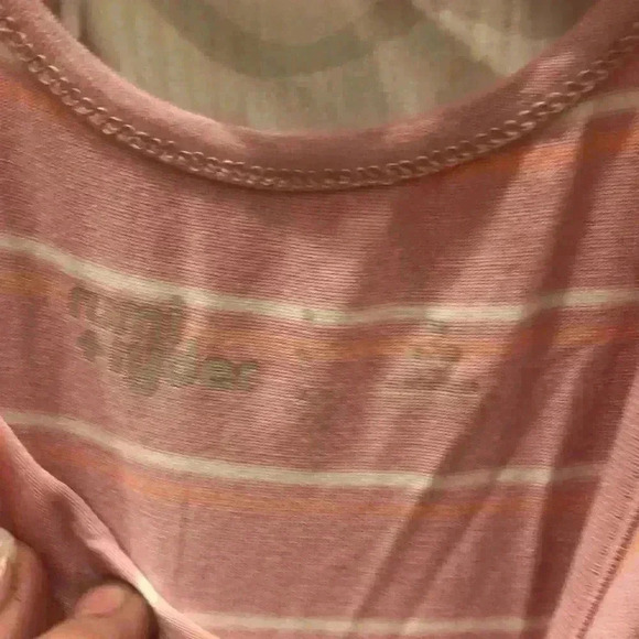 Rumi+Ryder pink and white cross back tank top size medium (8-10). - Picture 6 of 8